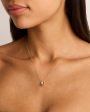 14k Solid Gold Breathe Spinning Meditation Lab-Grown Diamond Necklace Fashion