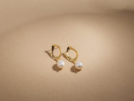 Rebecca Pearl Drop Earrings on Sale