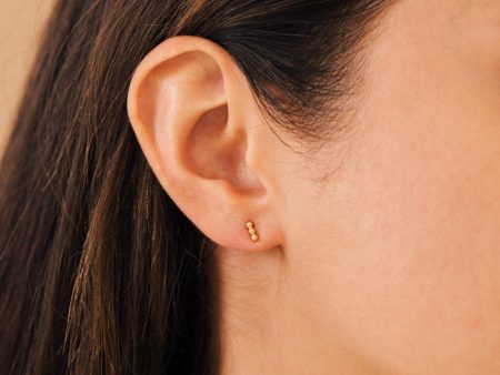 Trio Beaded Bar Studs Online Hot Sale