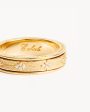 14k Solid Gold Breathe Spinning Meditation Lab-Grown Diamond Ring Online now