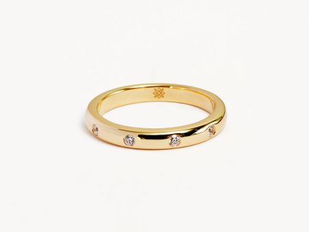 14k Solid Gold Cosmic Lab-Grown Diamond Ring Online Hot Sale