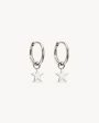 Sterling Silver Wishing on a Star Hoops Online Hot Sale