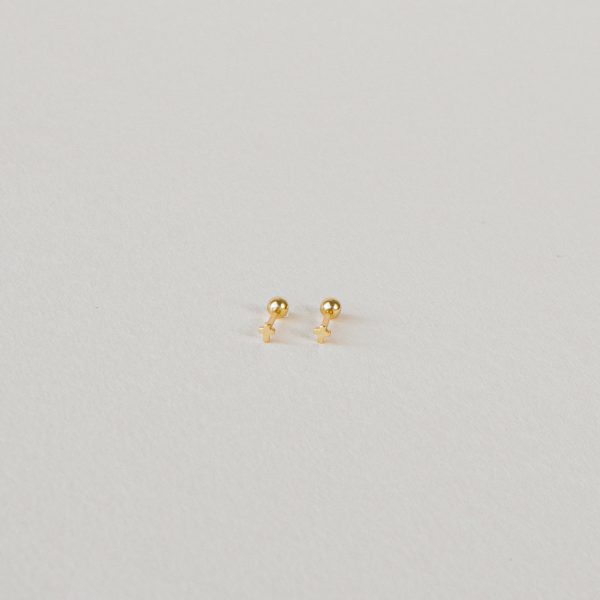 Tiny Cross Studs Online now