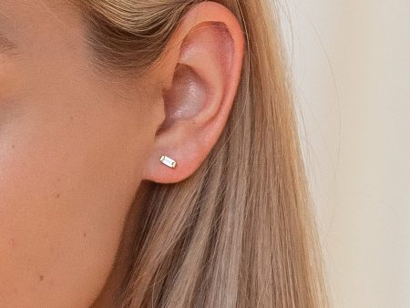 Baguette Diamond Studs Online