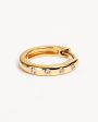 14k Solid Gold Cosmic Lab-Grown Diamond Hoop Cheap