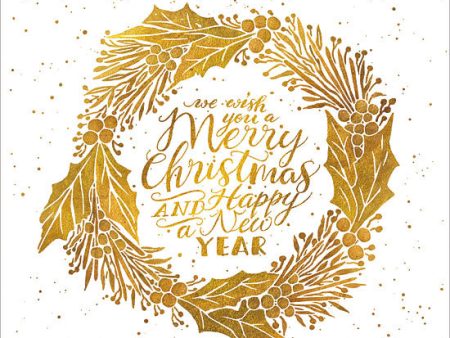 CIN1216 - Merry Christmas and Happy New Year - 12x12 Online